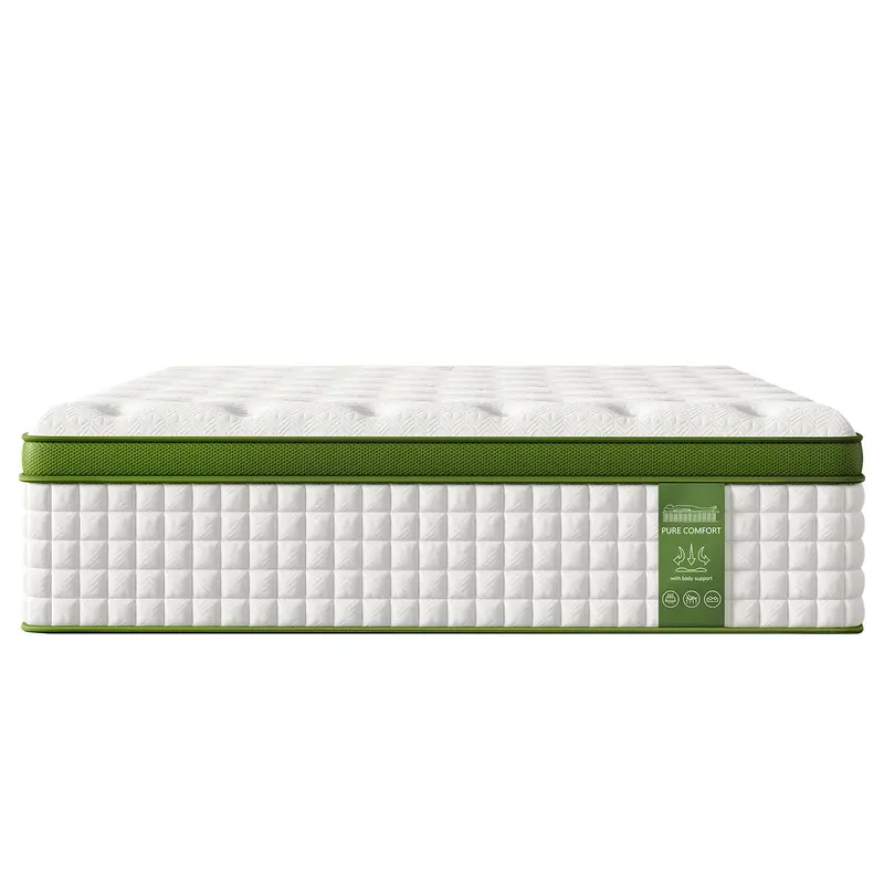 12-Inch Gel Memory Foam Hybrid Mattress With Pocket Coil Support System 1