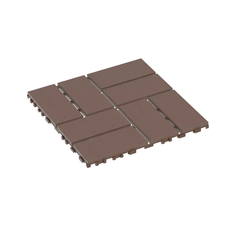 44-Piece Interlocking Deck Tile Kit For Patios And Outdoor Areas 1
