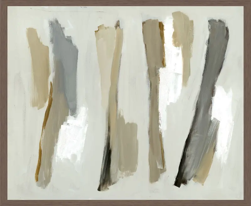 48" X 72" Buddy Whitlock Abstract Painting – Charcoal Gray Tone 1