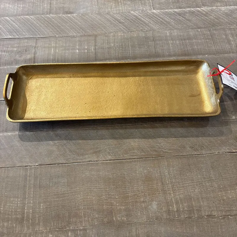 A2000136 Decorative Serving Tray – Elegant Wooden Or Metallic Accent Tray (Th) 1