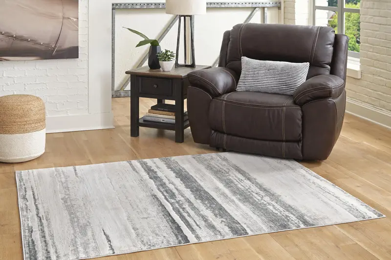 Abanett Large Area Rug – Textured Neutral Floor Covering For Living Spaces 1