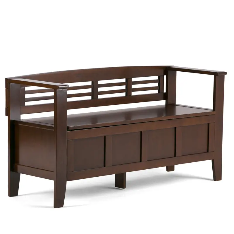 Adams Hall Bench – Crafted Entryway Seat With Integrated Storage 2