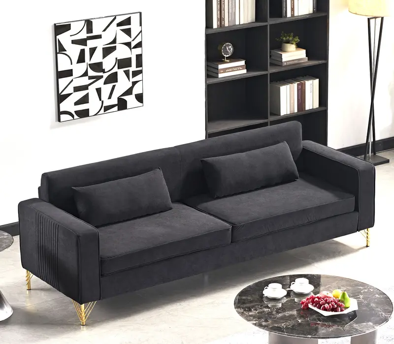 Aesthetic 3-Seater Couch – Timeless Modern Design With Luxe Soft-Touch Upholstery 3