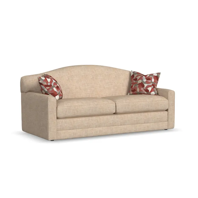 Aggie Two-Cushion Fabric Sofa 1