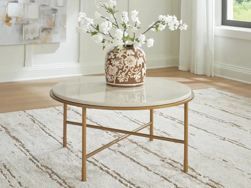 Alben Round Coffee Table – Ashley Express Edition 1
