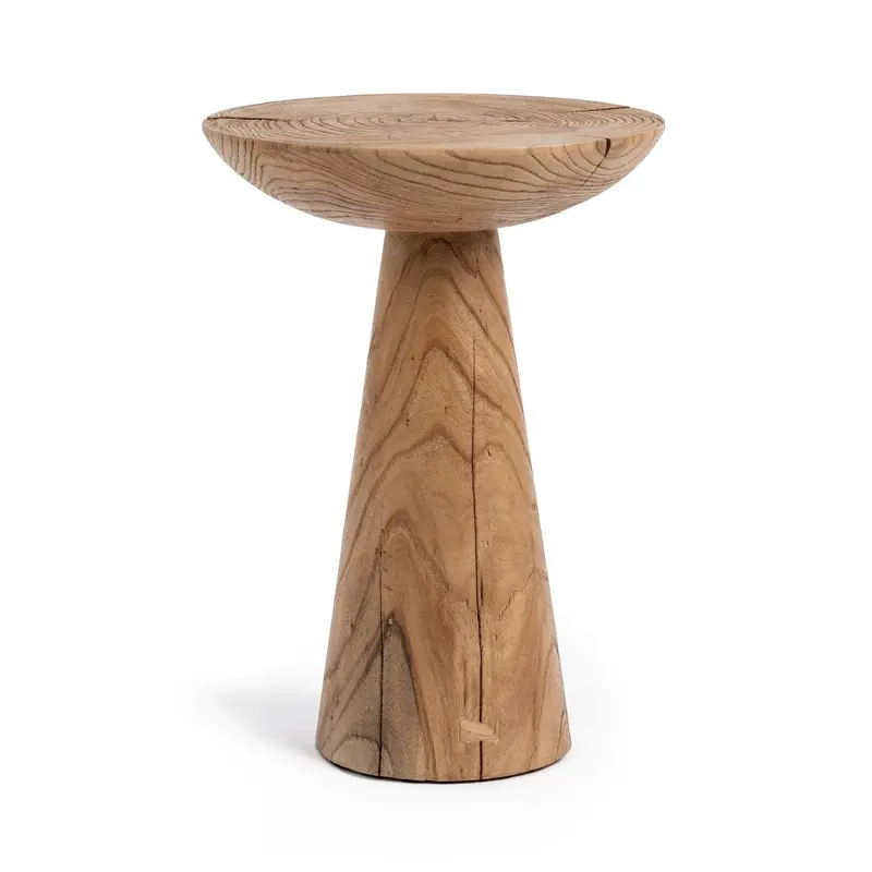 Alina Heartwood Natural Accent Table With Organic Grain 1