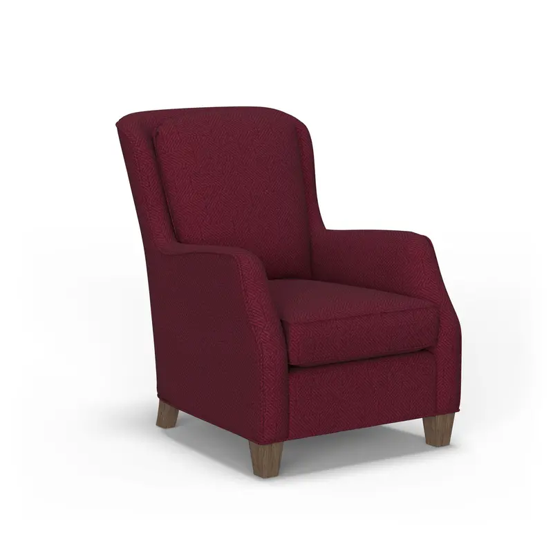 Allison Upholstered Chair With Clean Contemporary Lines 1