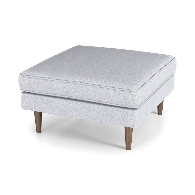 Amber Square Fabric Ottoman For Living Or Bedroom Use 1