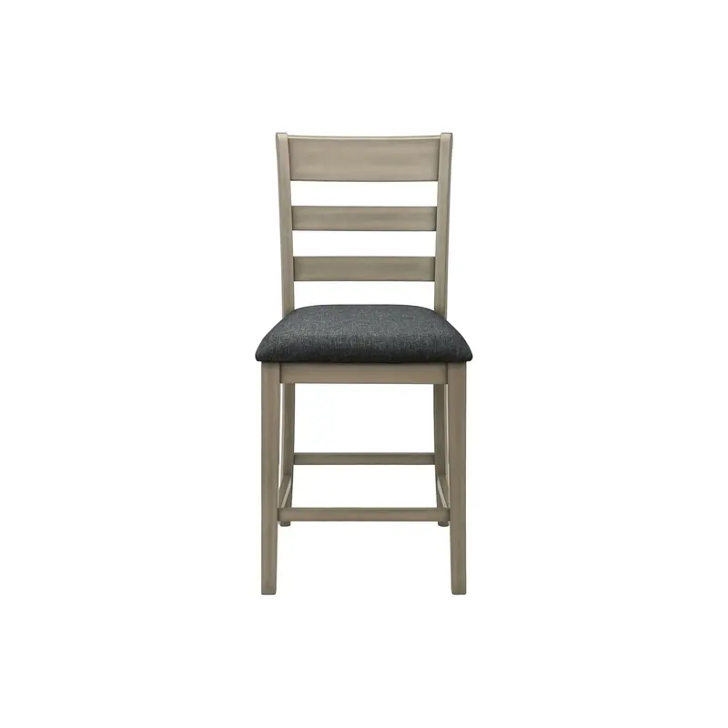 Antique Gray Counter Height Dining Chairs – Set Of 2 1