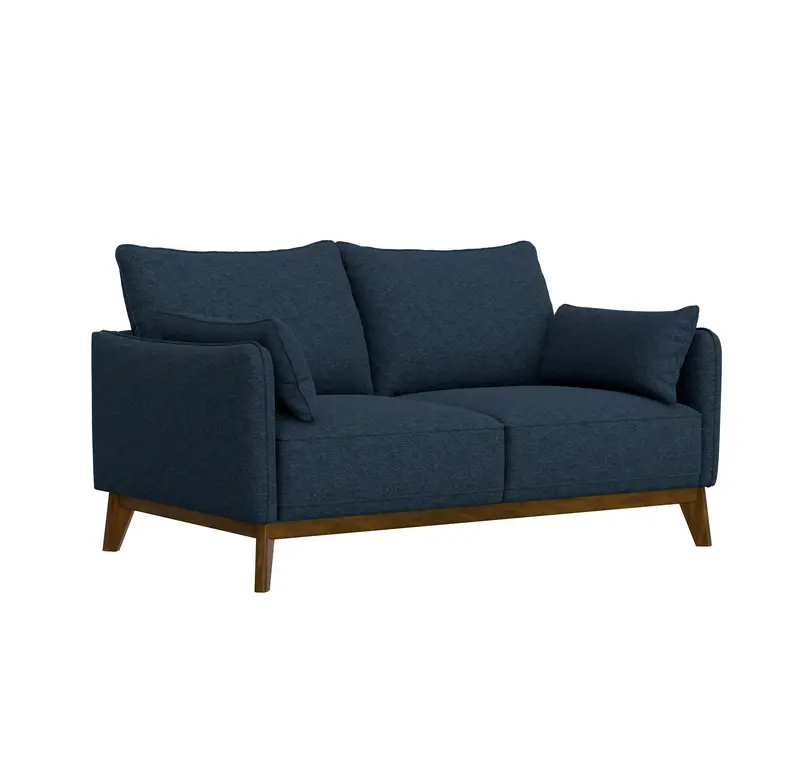 Aria Navy Storm Loveseat With Deep-Seated Comfort 1