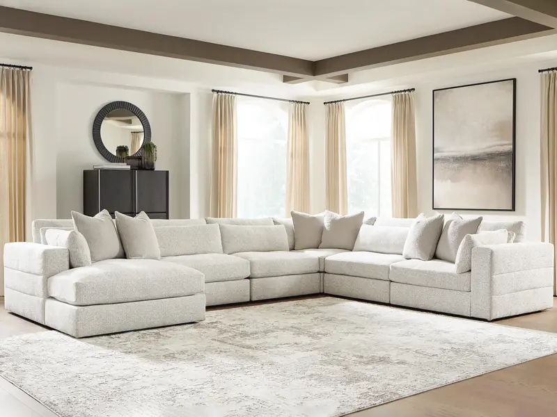 Ashbourne Estate 6-Piece Sectional With Chaise Lounge 1