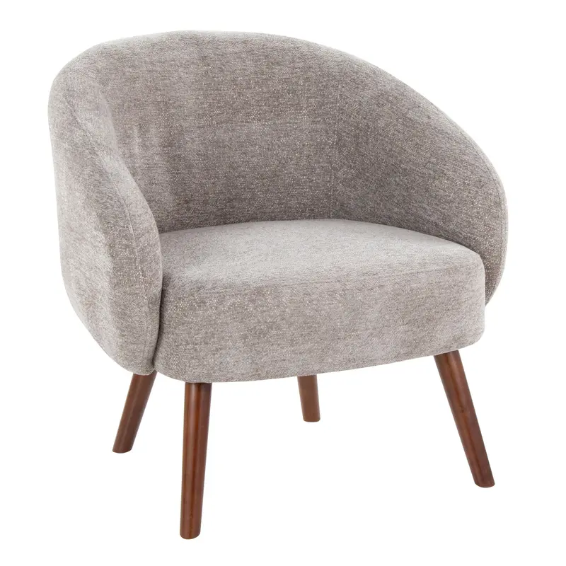 Ashland Upholstered Lounge Chair With Elegant Lines 1