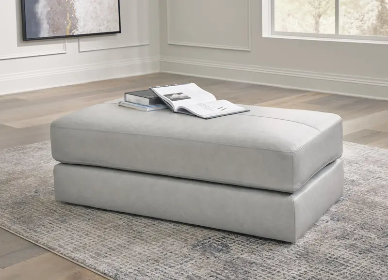 Ashley Express Amiata Oversized Metal-Framed Accent Ottoman 1