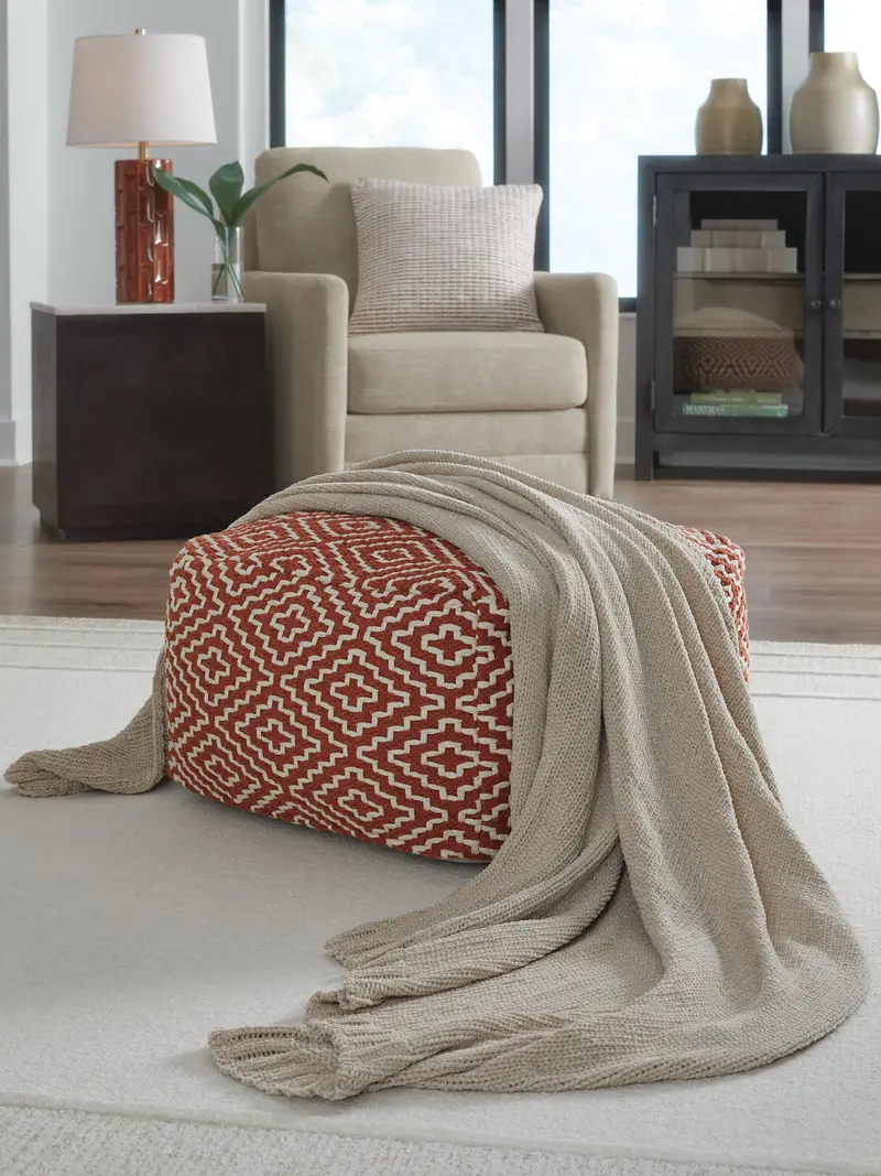 Ashley Express Anawood Throw Blanket – Textured Cotton Blend 1