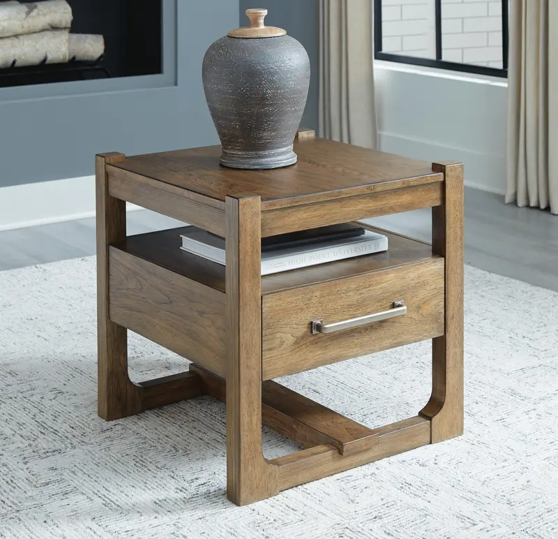 Ashley Express Cabalynn Square Wood End Table 1