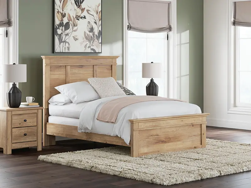 Ashley Express Makidern Full Panel Bed With Convenient Storage Space 1