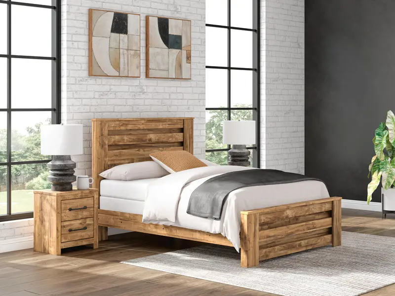 Ashley Express Maystonna Queen Panel Bed With Clean Lines 1