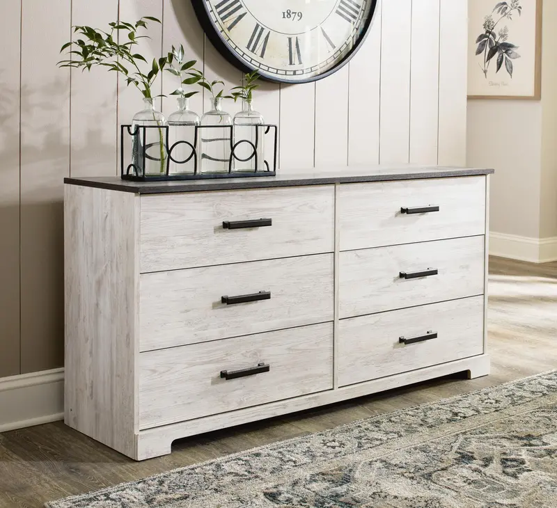 Ashley Express Shawburn 6-Drawer Dresser – Spacious Organized Storage 1