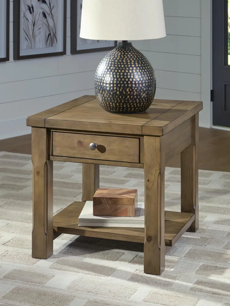 Ashley Express Vandenmore Rectangular End Table 1