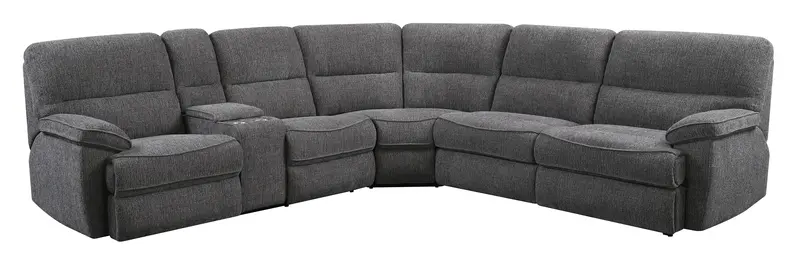 Aurora Lunar Gray 3-Piece Power Reclining Sectional Sofa 1