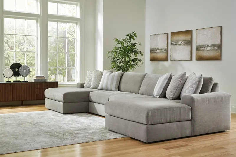 Avaliyah 4-Piece Double Chaise Modular Sectional Sofa 1