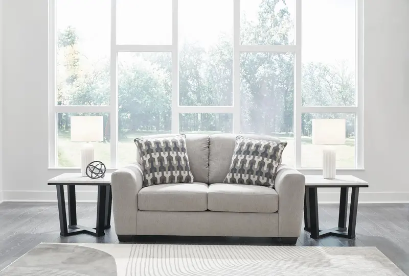 Avenal Park Two-Seat Loveseat With Contemporary Upholstery 1