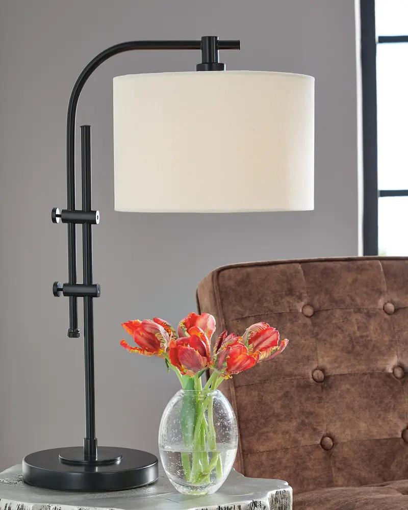 Baronvale Metal Accent Lamp By Ashley Express – Modern Table Light (1 Per Carton) 1