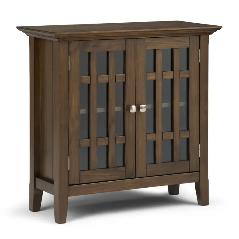 Bedford Low Media Cabinet In Rustic Natural Aged Brown – Tv & Storage Solution 1