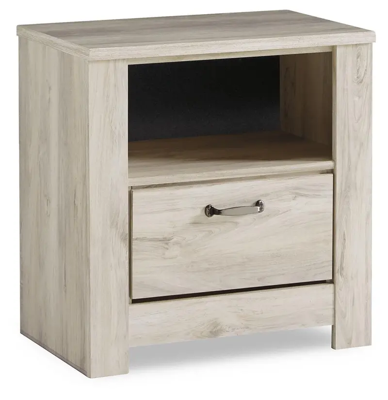 Bellaby One-Drawer Nightstand – Compact Bedside Storage Unit 1