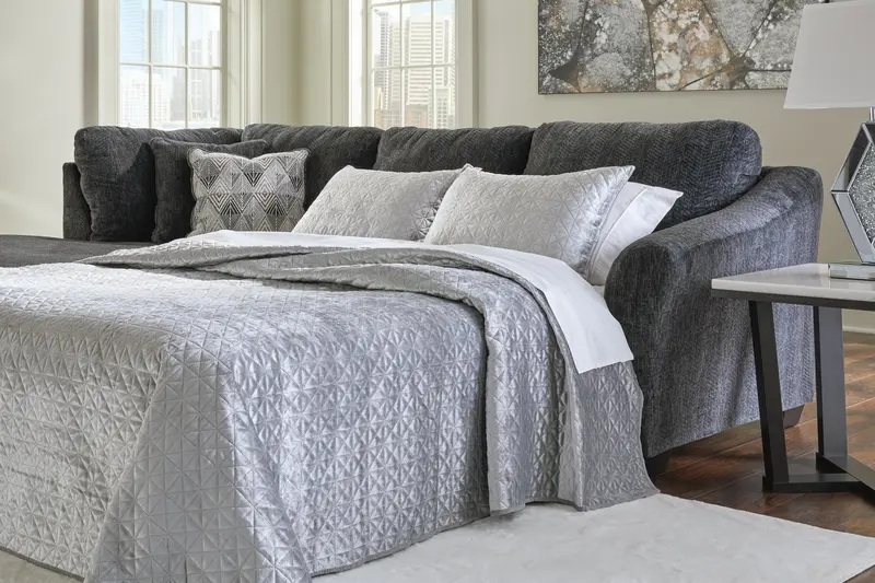 Biddeford 2-Piece Sleeper Sectional Featuring Chaise 1