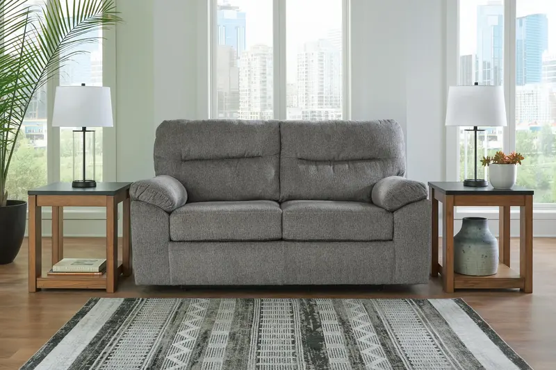 Bindura Gliding Loveseat With Smooth Rocker Motion 1