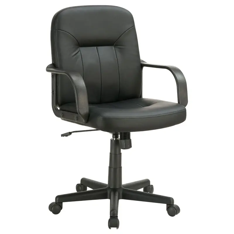 Black Casters-Equipped Ergonomic Office Chair For Home Or Office 1