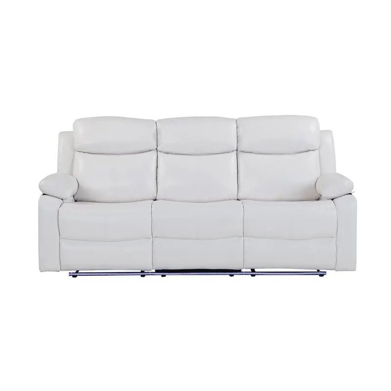 Blanche Led-Enhanced Reclining Sofa 1