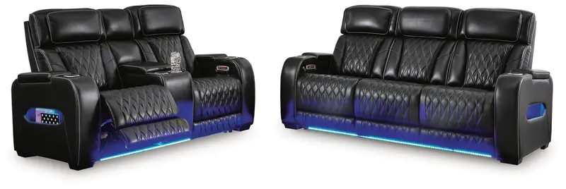 Boyington Two-Piece Living Room Set: Sofa + Loveseat 1