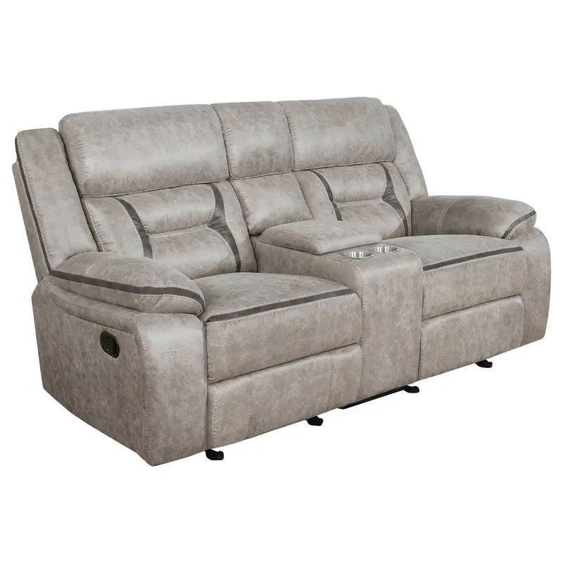 Brazelton Glider Loveseat With Center Console 1