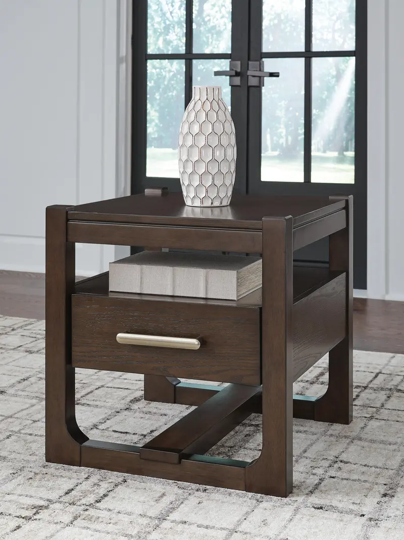Breckington Square End Table – Ashley Express Wood Accent Table 1