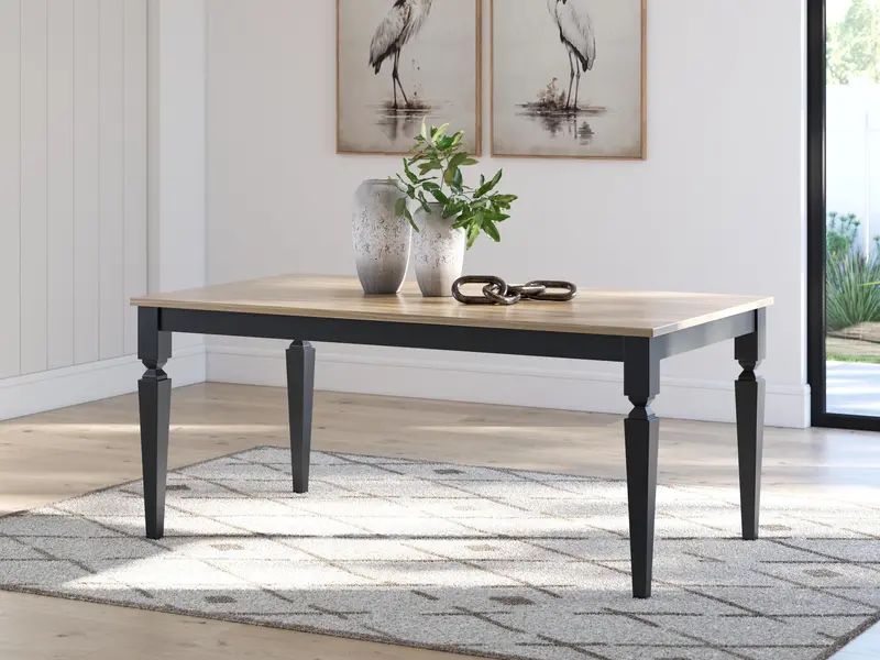 Brenkerton Solid Wood Rectangular Dining Table 1