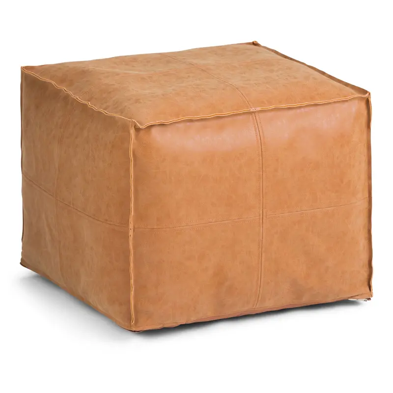 Brody Square Floor Pouf – Modern Versatile Accent Seat 2