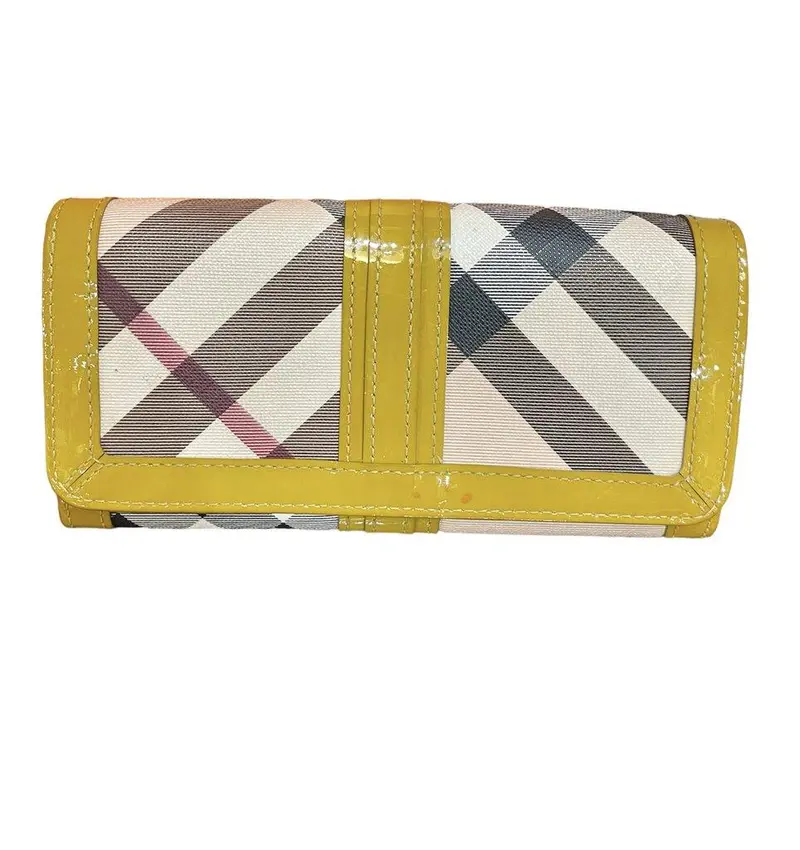 Burberry Yellow Acrylic Wallet 1