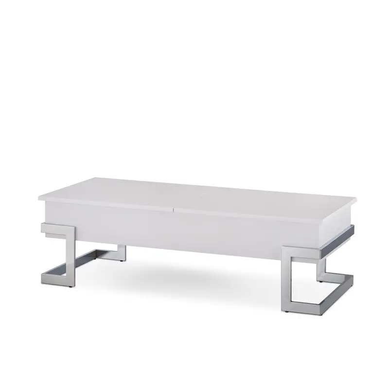 Calmam Lift-Top High-Gloss Coffee Table For Storage And Functionality 1