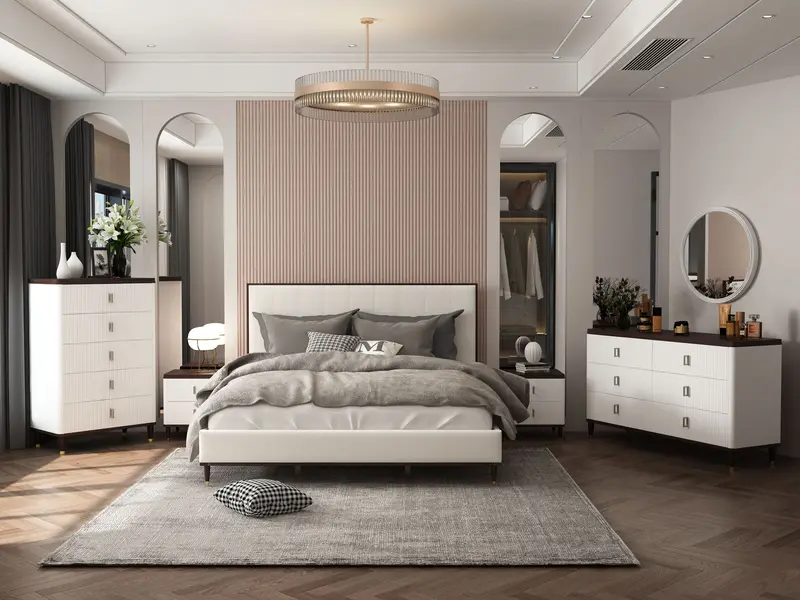 Carena Plush Upholstered Comfort Bed 1