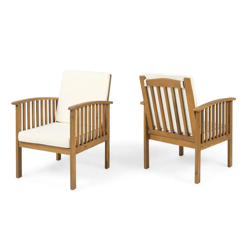 Casa Acacia Outdoor Club Chair – Waterproof Coastal Fabric 1