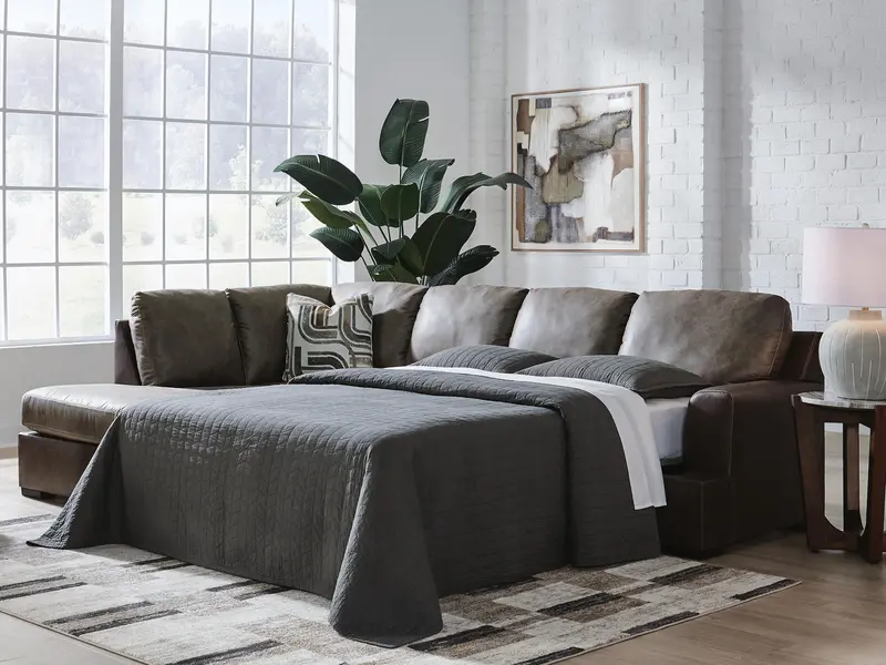 Castille Way Convertible Sleeper Sectional – Two-Piece Set With Chaise 1
