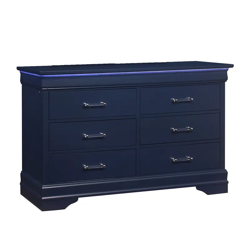 Charlston Led Dresser – Backlit Drawer Storage 2