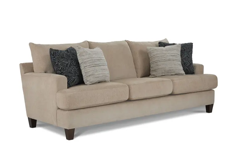 Cole Fabric Sofa – Clean-Line Stationary Option 1
