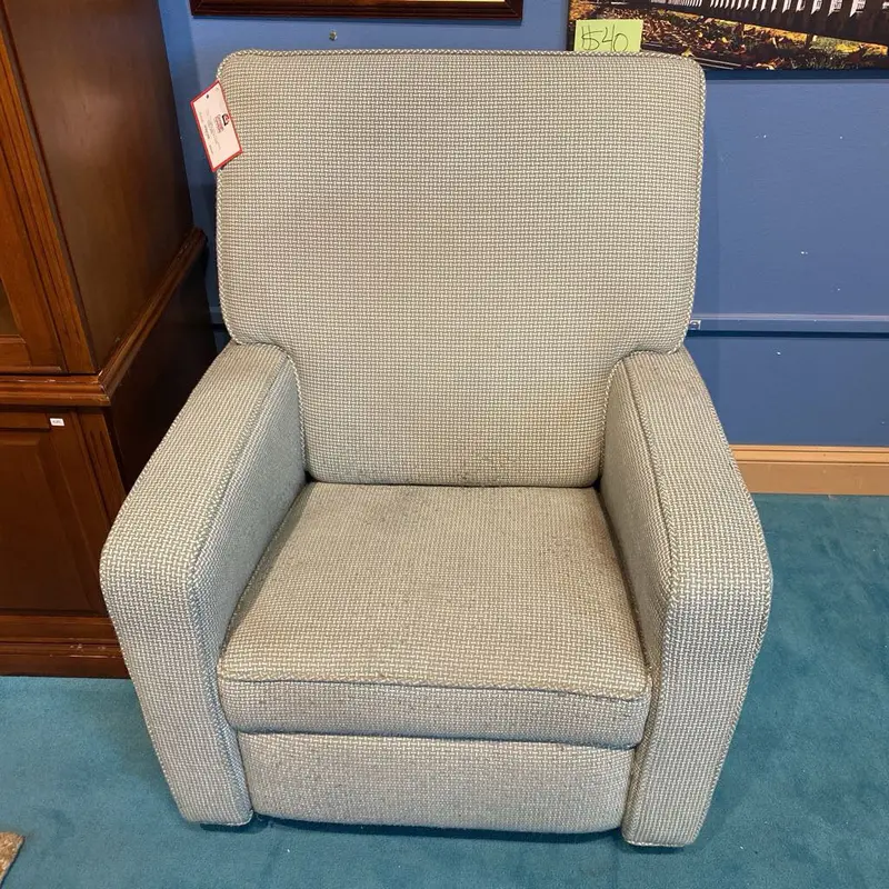 Contemporary Grey Fabric Recliner – Btk Model 1