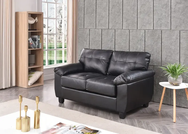 Contemporary Loveseat Featuring Padded Arms & Comfortable Seating 2