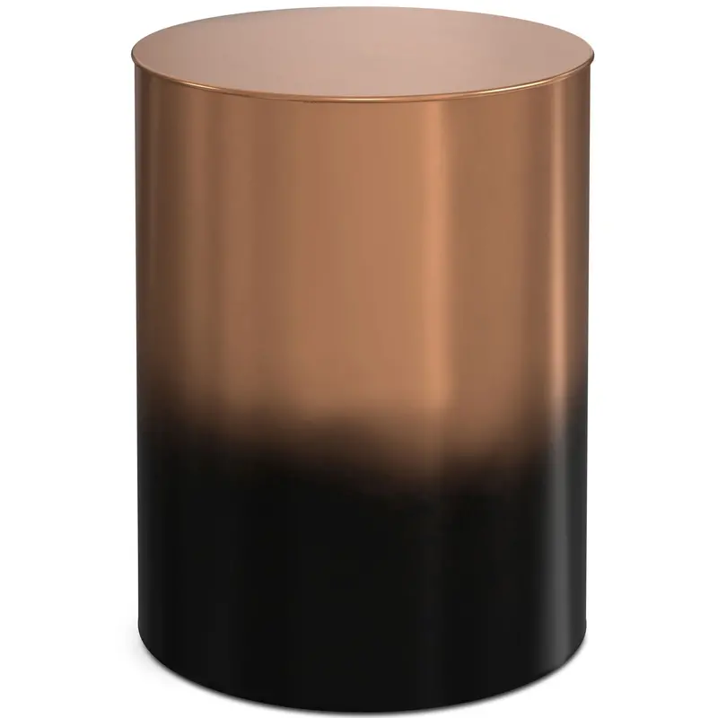 Curtis Ombre Cylinder Table – Contemporary Metal Accent 3