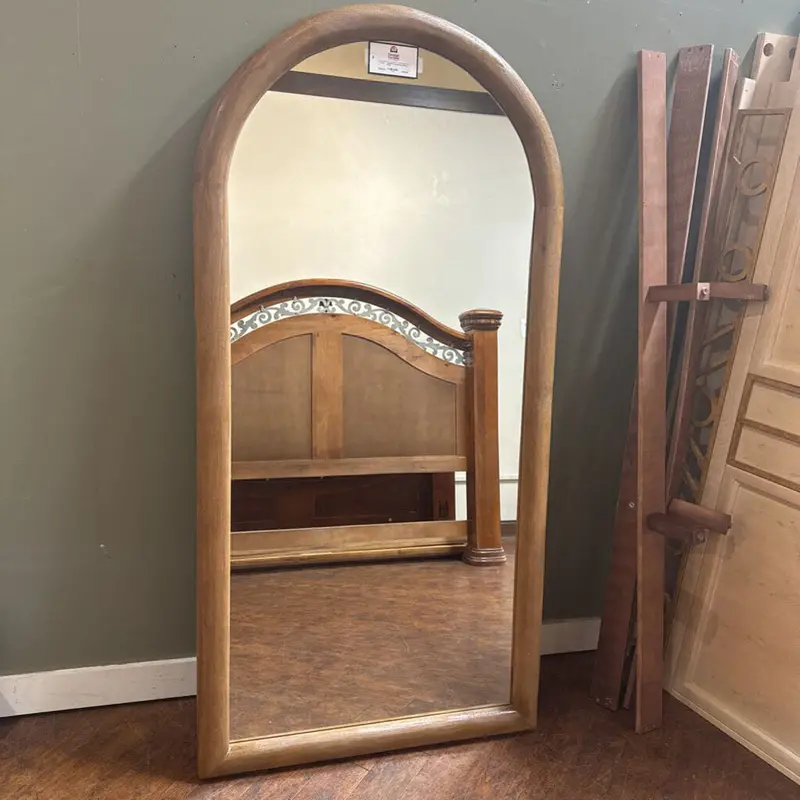Dairville Full-Length Floor Mirror – Slim Black Metal Frame (Ckh) 1