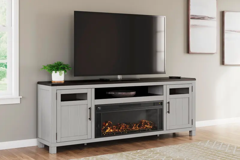 Darborn Tv Stand – 88-Inch Electric Fireplace Entertainment Console 1